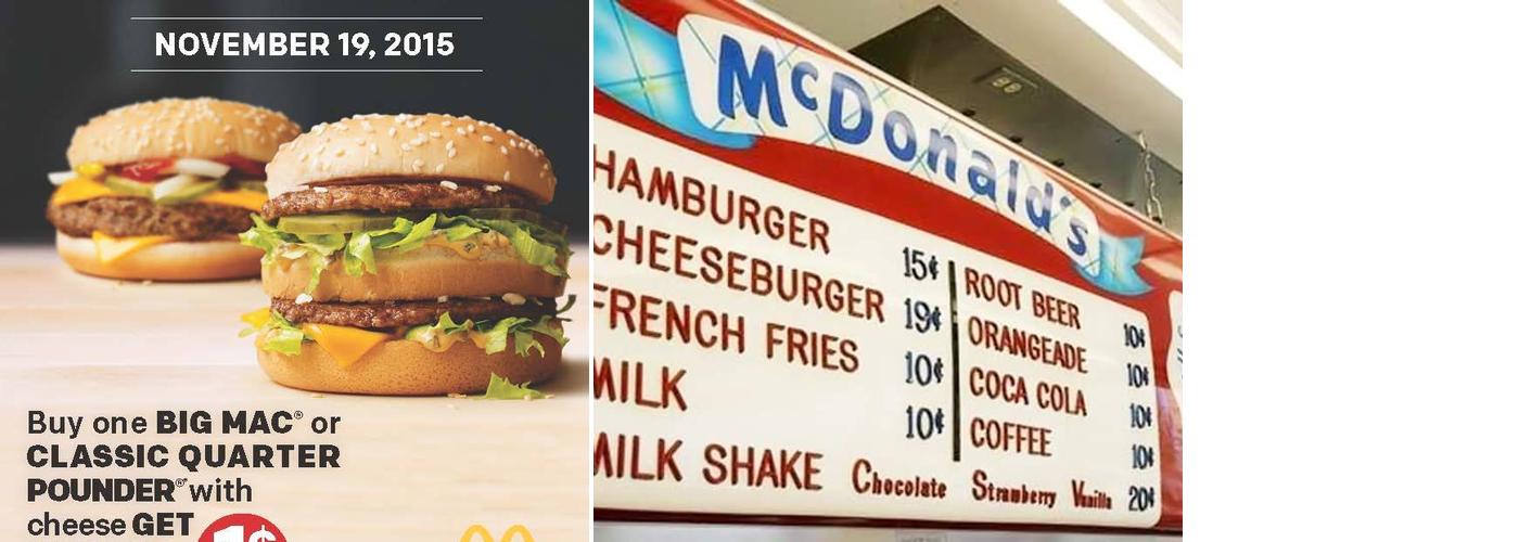 McDonald's Menu