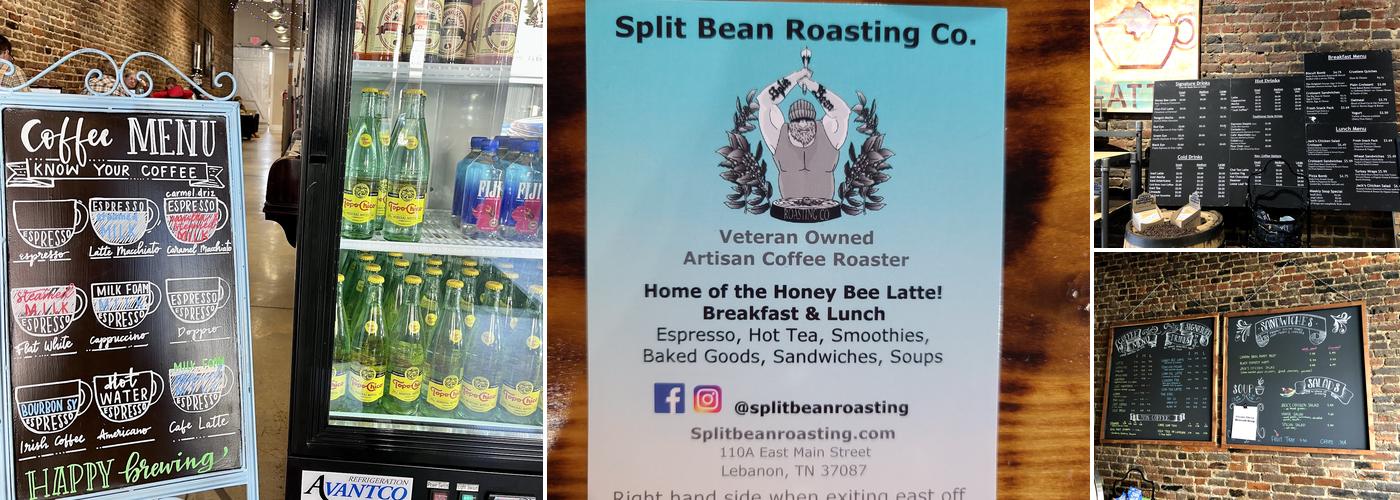 Split Bean Roasting Co. Menu