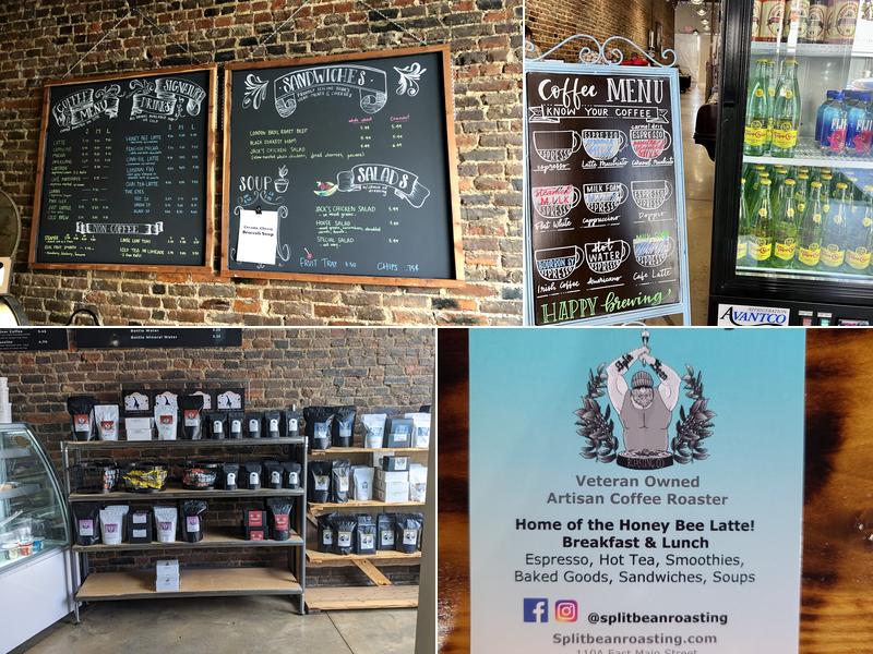 Split Bean Roasting Co. Menu