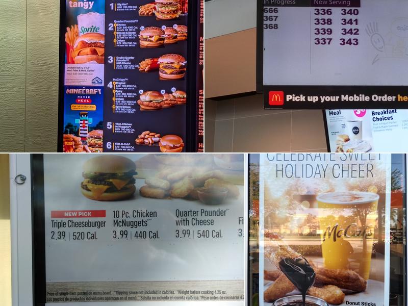 McDonald's Menu
