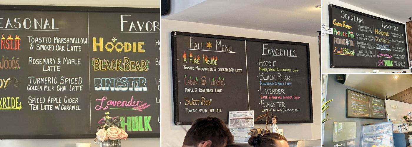 Ugly Mugs Coffee & Tea Menu