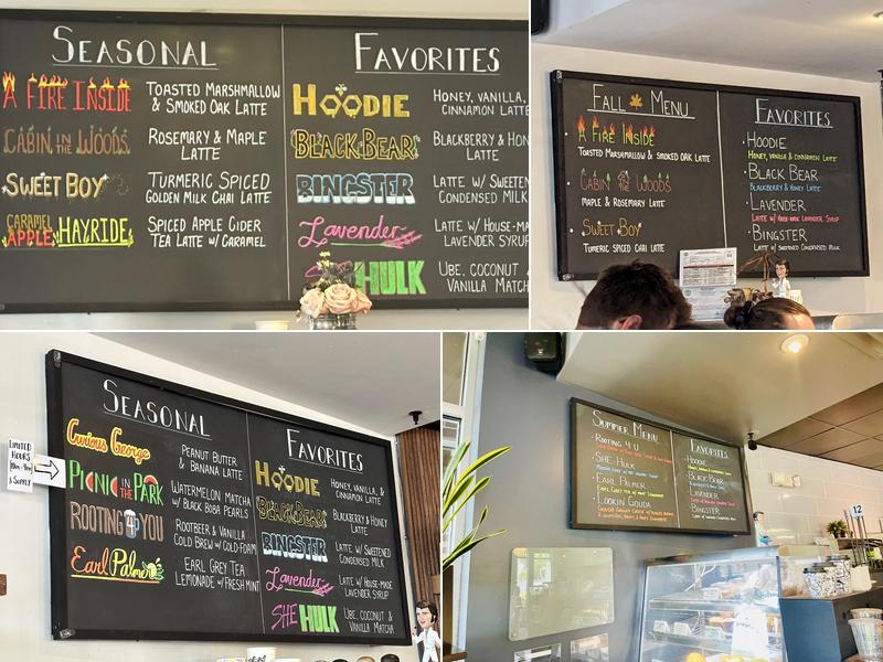 Ugly Mugs Coffee & Tea Menu