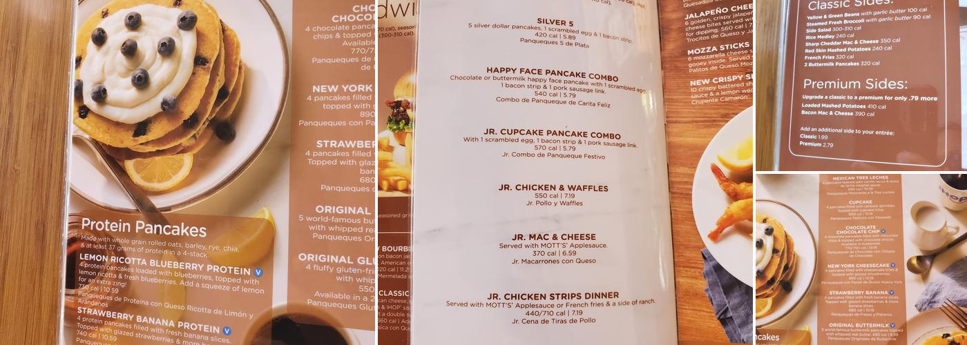 IHOP Menu