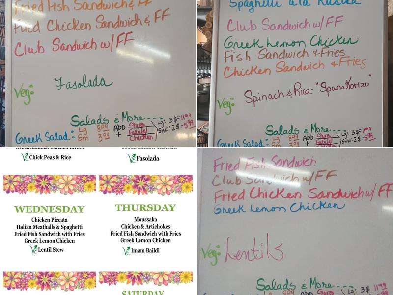 Olive Branch Mediterranean Foods Menu