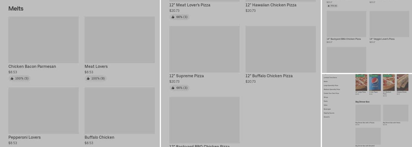 Pizza Hut Menu