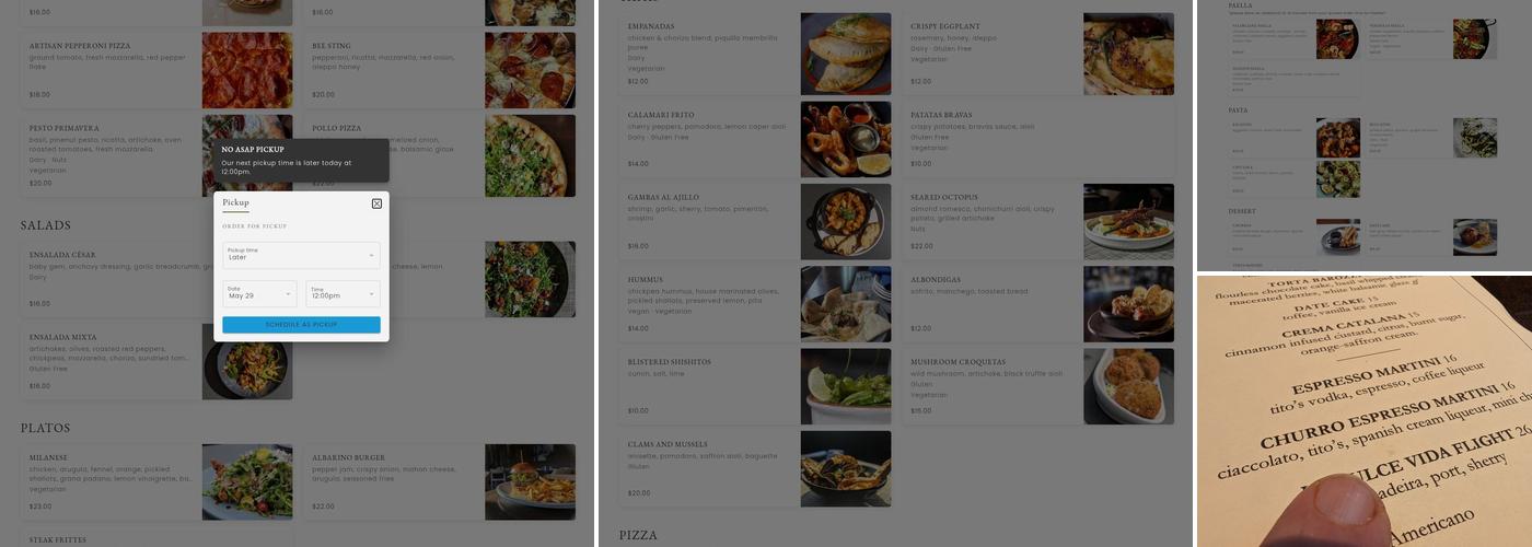 Albariño Tapas & Wine Bar Menu