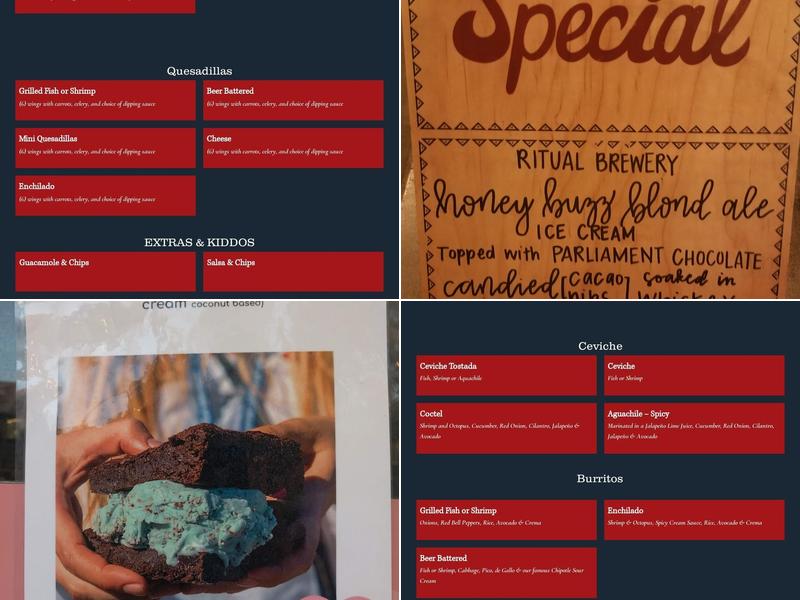 Historic Vail Ranch Headquarters Menu