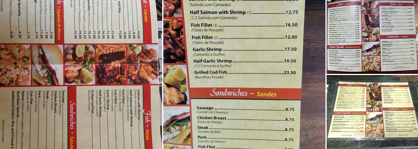 Estrela Da Serra BBQ Menu