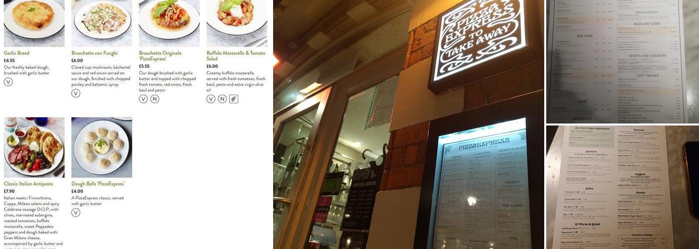 Pizza Express Menu