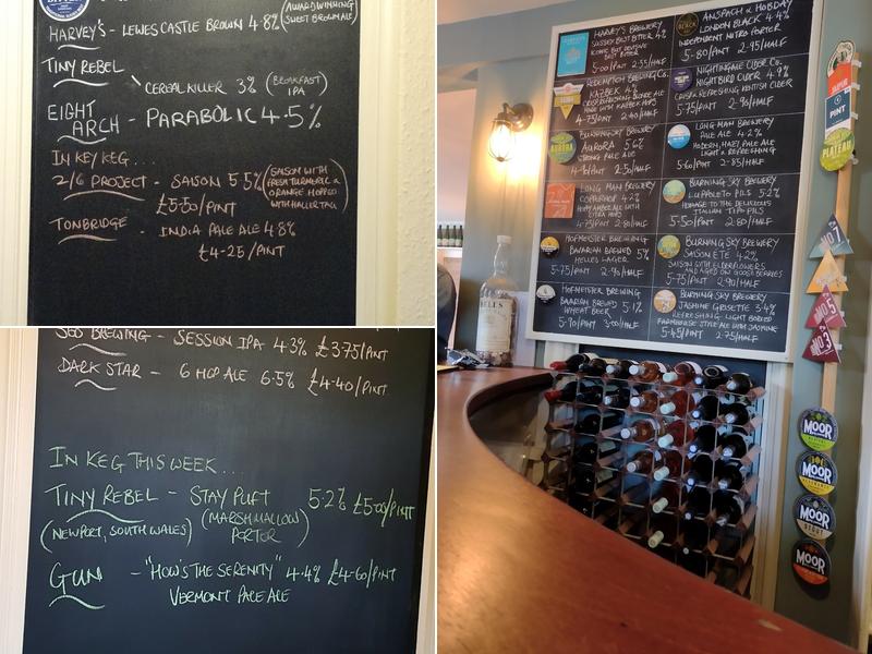 The Coopers Arms Menu