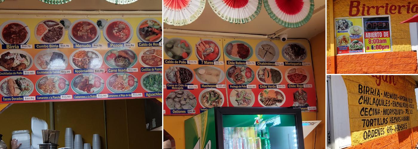 Birrieria Apatzingan Menu