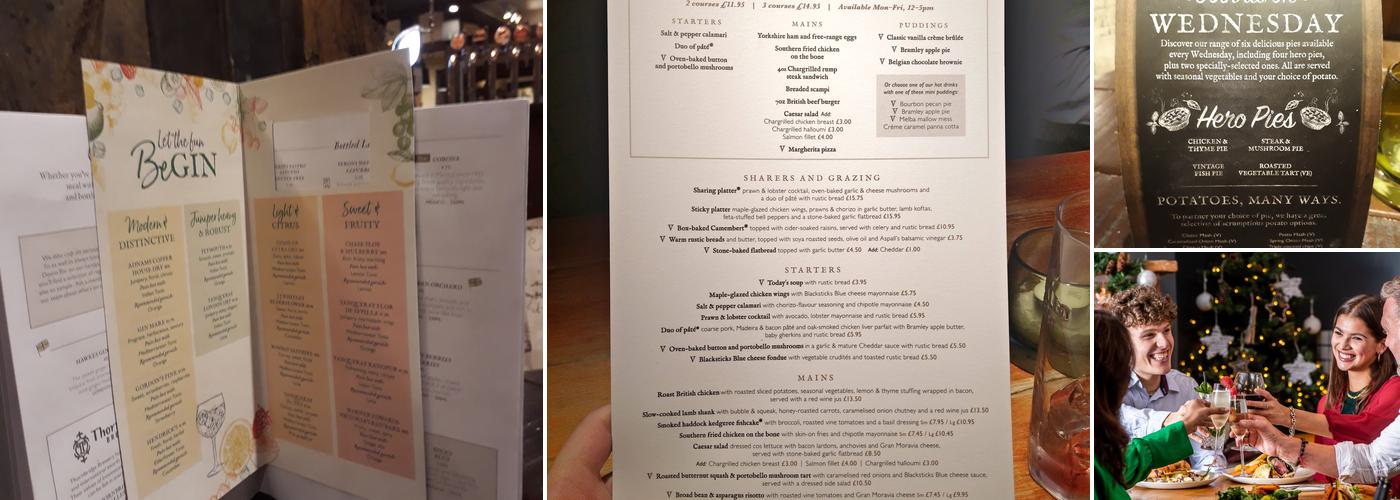 The Crow And Gate Menu