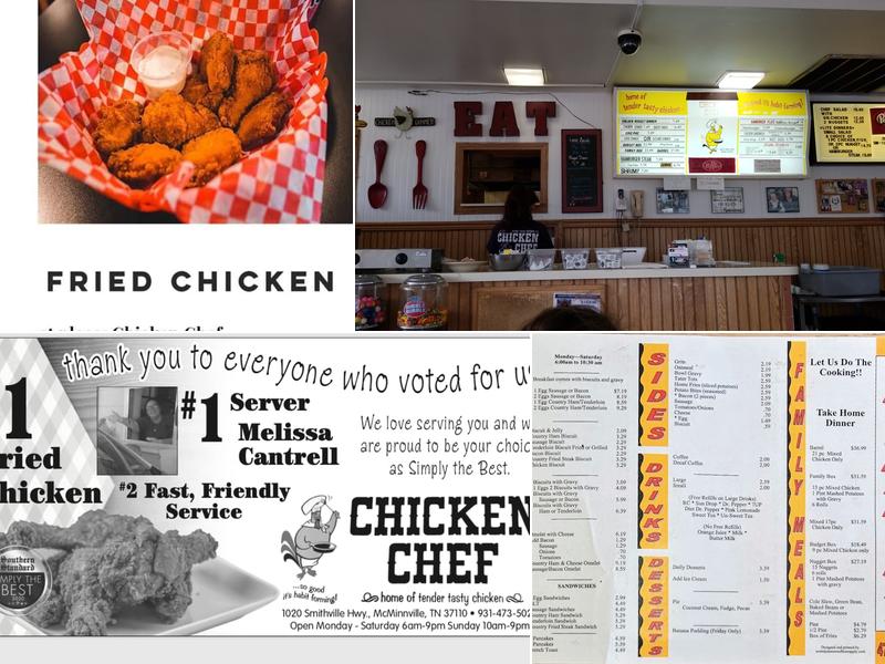Chicken Chef Menu