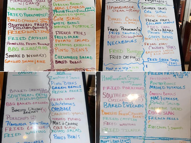 Havens Diner Menu