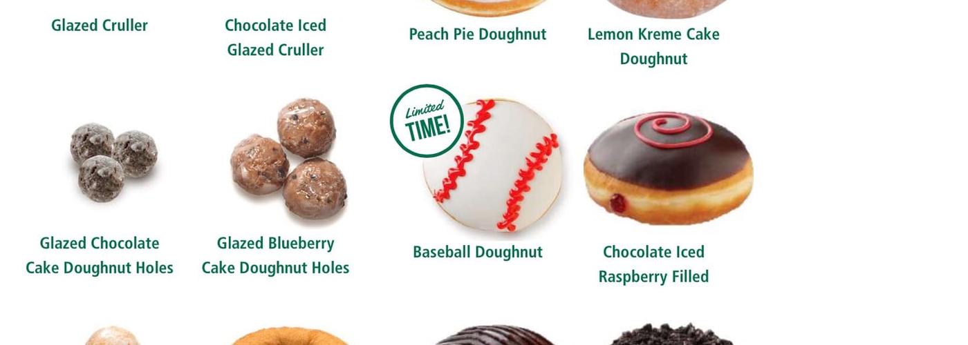 Krispy Kreme Holborn Menu