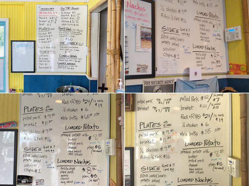 Lantana Lucy's bbq Menu