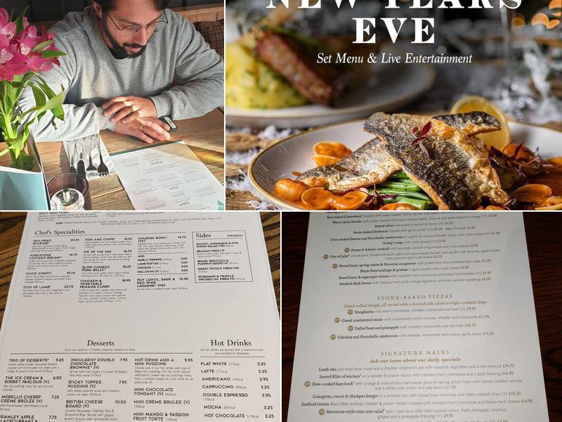 Rose & Crown Sevenoaks Menu