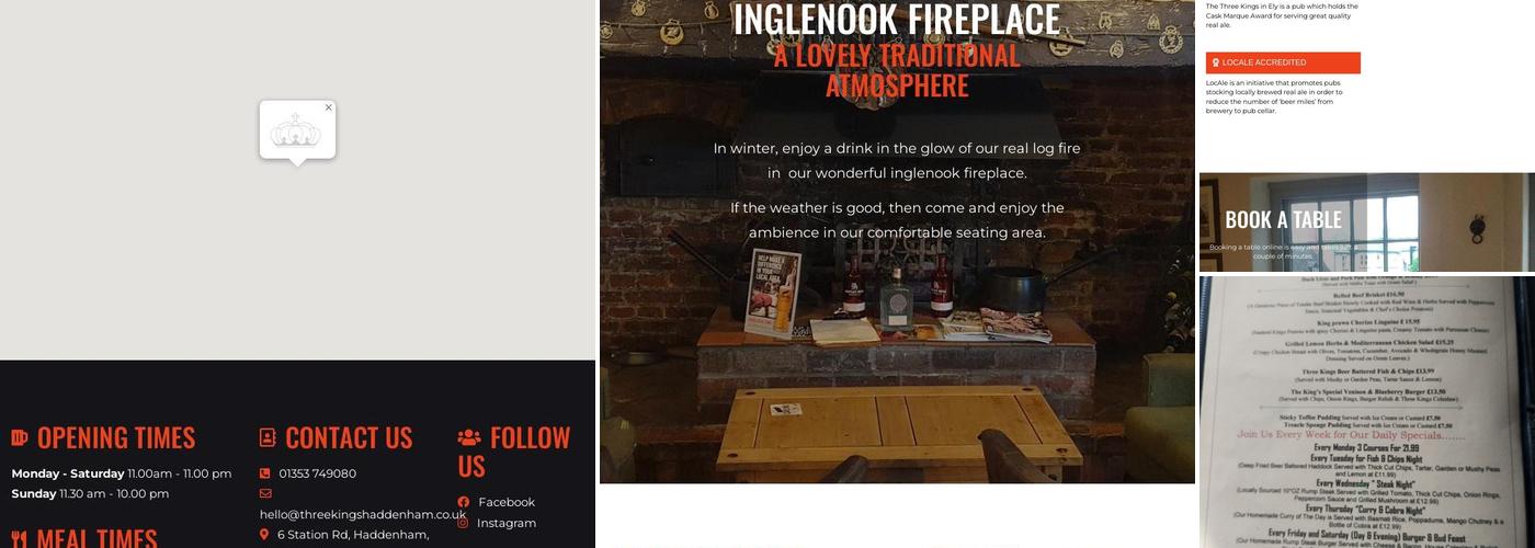 The Three Kings Menu