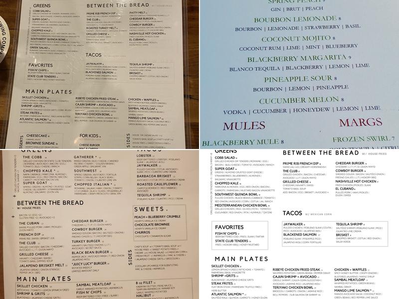 J. Macklin’s Grill Menu