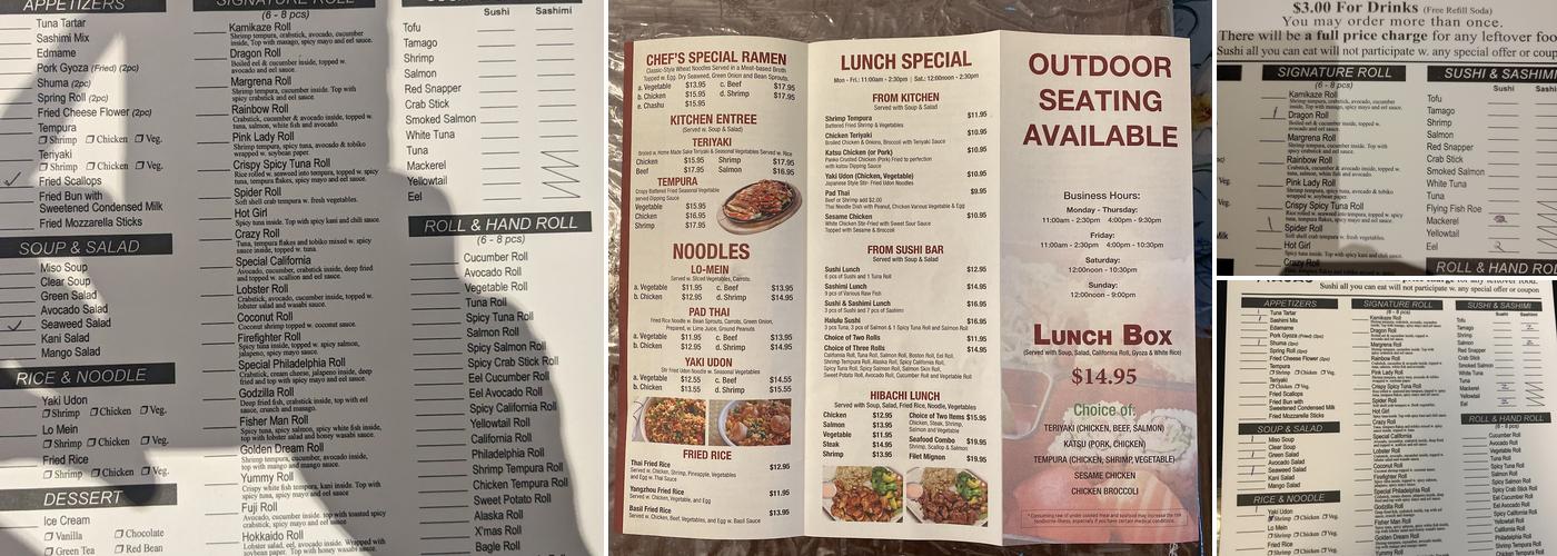 Halulu Menu