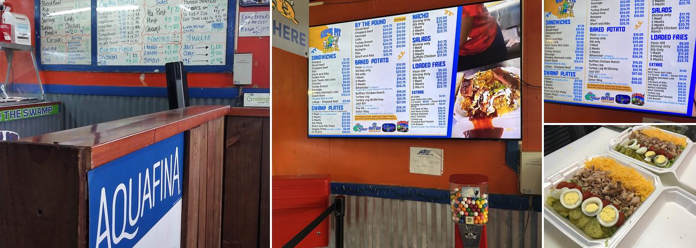 GatorPit BarBQ Menu