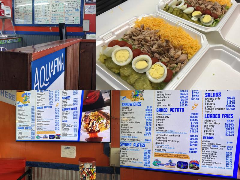 GatorPit BarBQ Menu