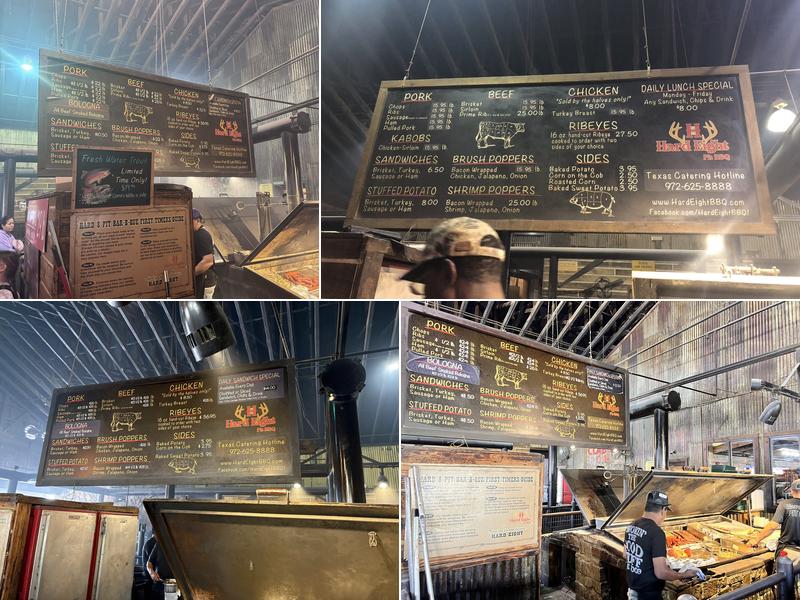 Hard Eight Pit BBQ Menu
