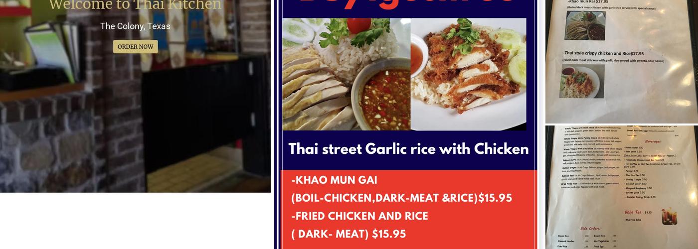 Thai Kitchen Menu