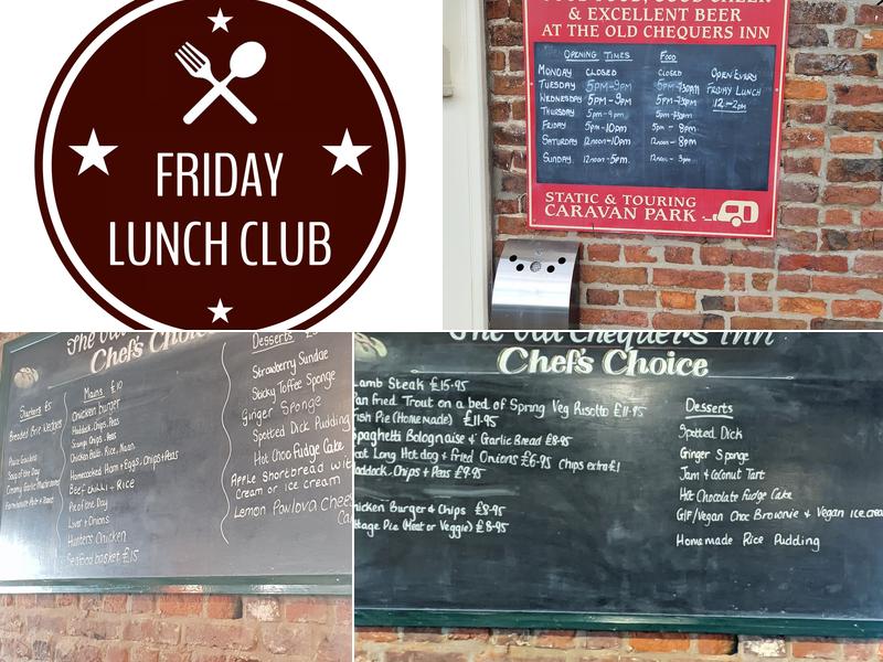 Old Chequers Inn Menu