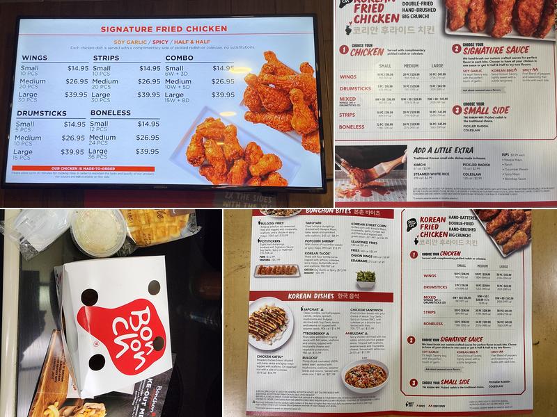 Bonchon Fort Lee Menu