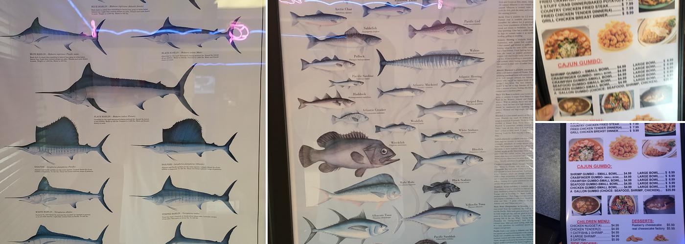 Baytown Seafood Restaurant Menu