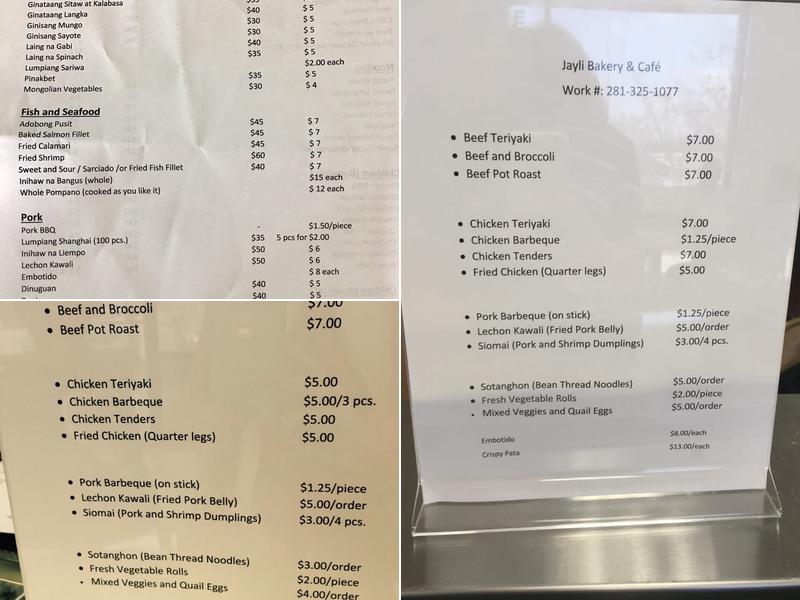 Little Butterflies Montessori Sugarland Menu