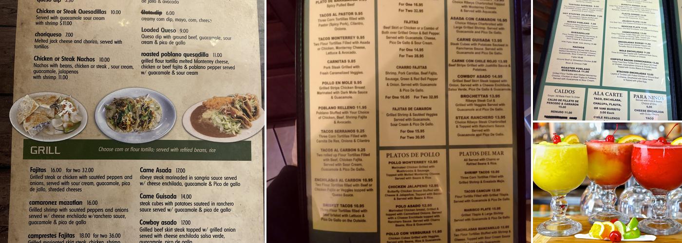 El torito Menu