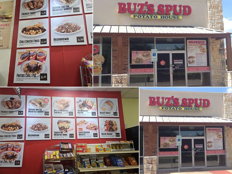 Buzs Spud Menu