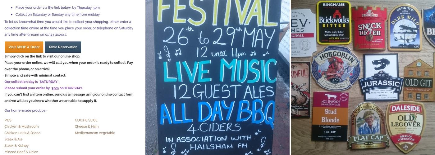 King's Head Cacklebury Menu