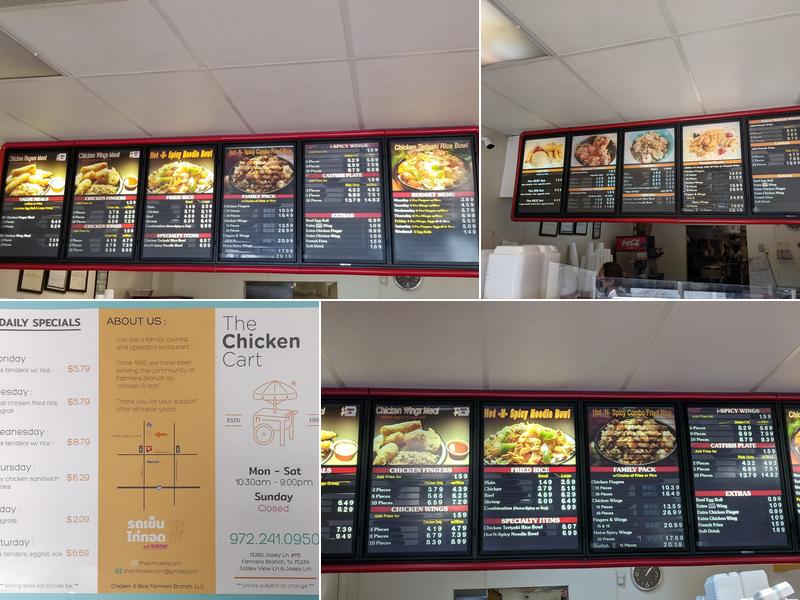 Chicken-N-Rice Menu