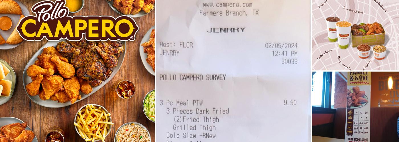 Pollo Campero Menu
