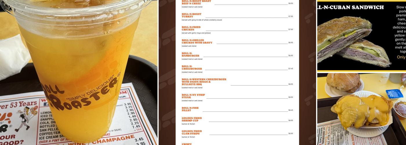 Roll N Roaster Menu