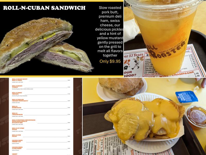Roll N Roaster Menu