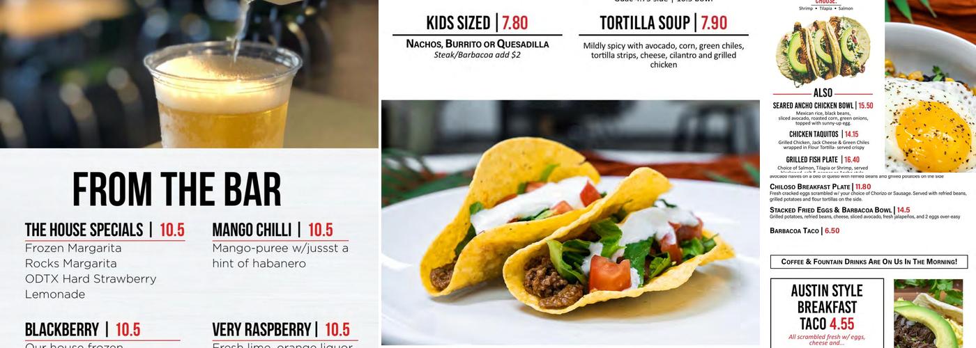 Chiloso Mexican Bistro Menu