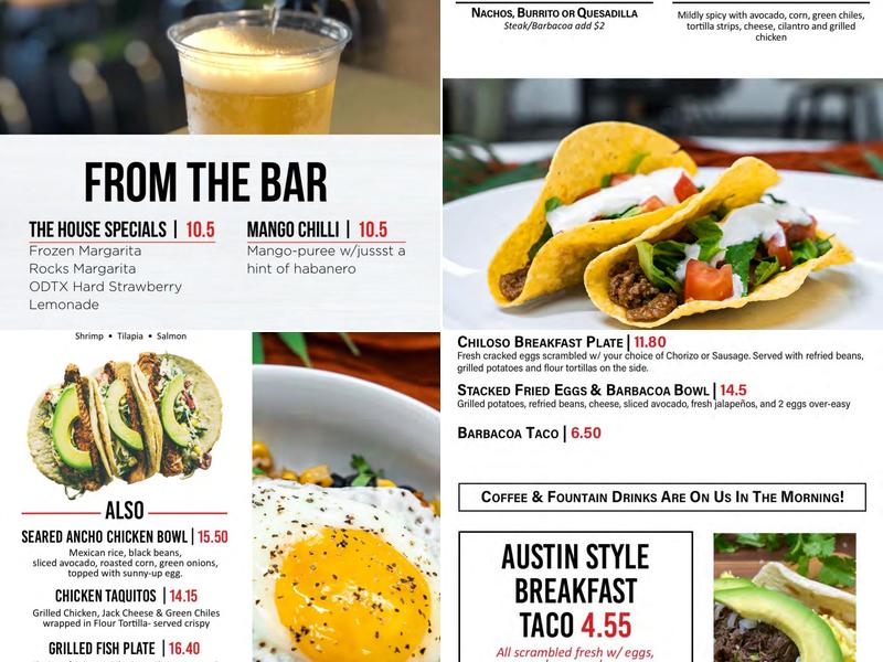 Chiloso Mexican Bistro Menu