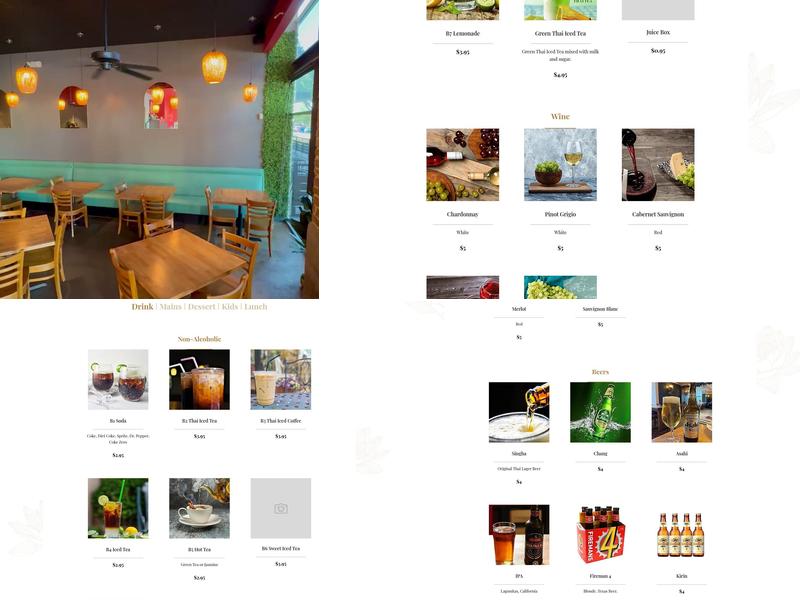Chada Thai Menu