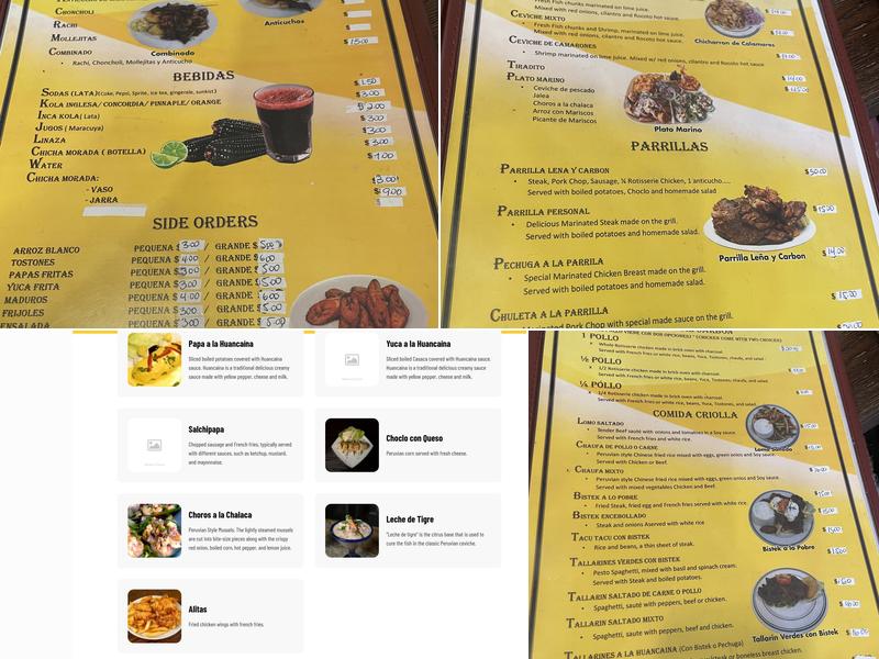 Leña y Carbón 359 Menu