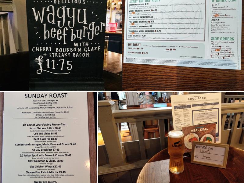 Fatling Hornchurch Menu