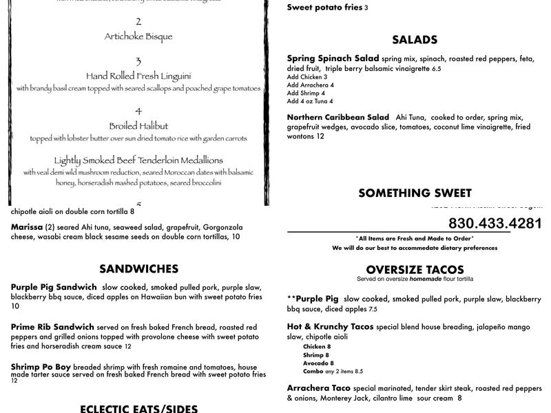 Guero's Backyard Menu
