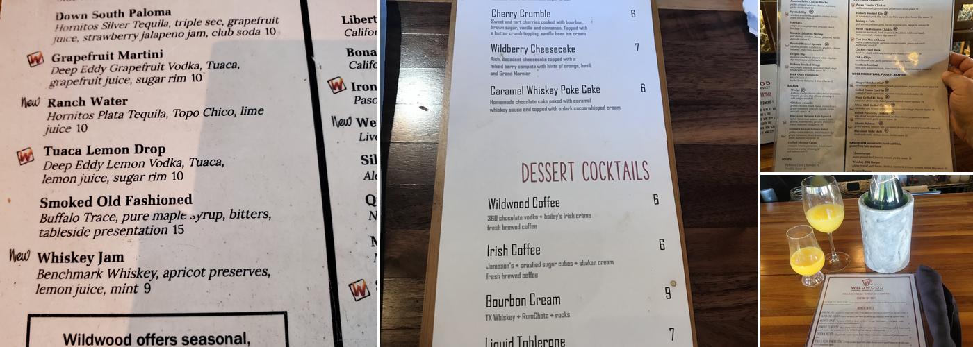 Wildwood Firewheel Menu