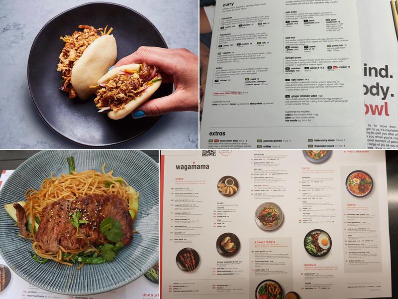 wagamama southbank Menu