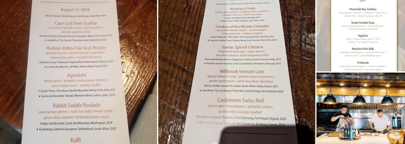 Three Blacksmiths Menu