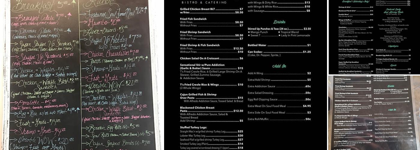 Stir It Up Bistro & Catering Menu