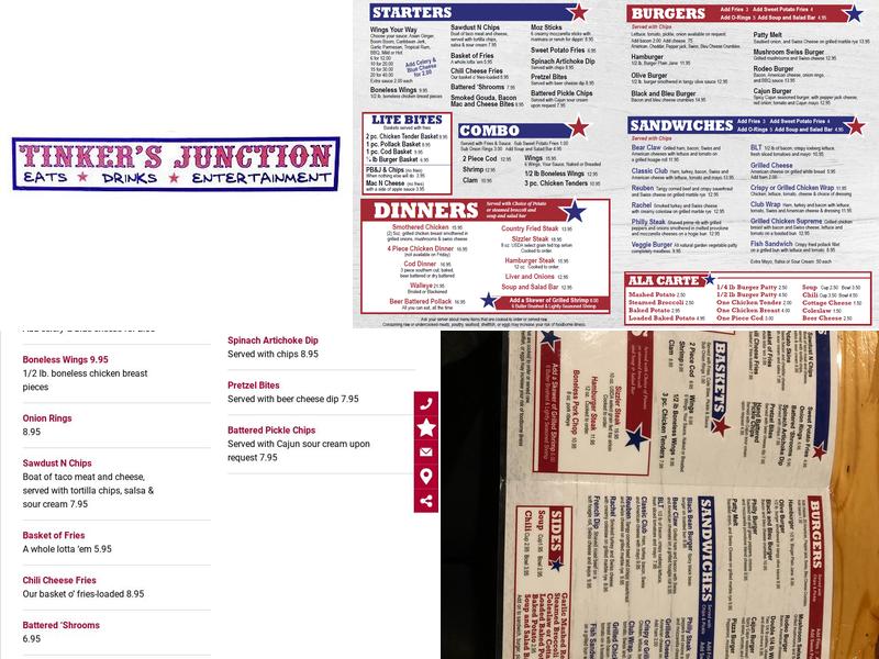 Tinker's Junction Menu